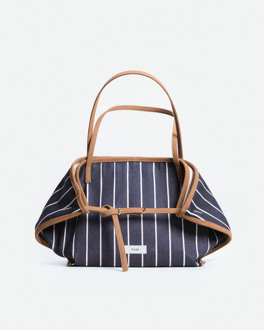 Xếp Kiaa | Indigo Denim Striped